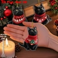 thumbnail image 4 of WMGHA Black Cat Christmas Ornaments 2026, Cat Ornaments for Christmas Tree, Cute Acrylic Pet Ornament,Black Cats Gifts for Women- Fun Holiday Decoration for Pet Owners - Unique Cat Lover Gift, 4 of 8