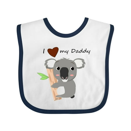 

Inktastic Koala (i Love My Daddy) Gift Baby Boy or Baby Girl Bib