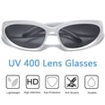 thumbnail image 4 of Gafas de Sol Ovaladas aisswzber Envolventes Ligeras de Plástico UV400, 4 of 7