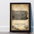 thumbnail image 6 of Pennsylvania US Map Poster, Pennsylvania United States road Map Art Poster, Canvas,, Pennsylvania US Map Canvas - 89AZ1289, 6 of 6