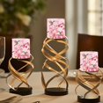 thumbnail image 4 of Kuiaobaty 4 PCS Flameless LED Candle with 4H 8H Timer Remote Hummingbird Cherry Blossom Pink Electric Pillar Candle with Color Changing Control for Room Fall Wedding Christmas Decorations, 4 of 7