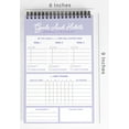 thumbnail image 2 of Inkdotpot To Do List Notepad 6 X 9 Paper Stationery, Simple Weekly Tracker Spiral Notepad Daily Checklist- Motivational Organizer Planner List Pad- Notepad Tear Off (50 Sheets), 2 of 6