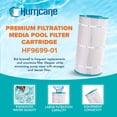 thumbnail image 2 of Hurricane HF9699-01 Advanced Pool and Spa Filter Cartridge Replacement, White, 2 of 5