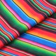 thumbnail image 1 of Tela de poliéster de doble cepillado con estampado de rayas étnicas coloridas de David Angie, tejido de punto elástico suave y liso en 4 direcciones por The Yard para costura de vestidos (colorido), 1 of 1