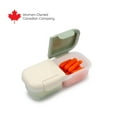 thumbnail image 1 of Melii Baby & Toddler 2-Compartment Snack Container, 2 Pack, 8.1 oz Each (16.2 oz Total), Sage & Ivory, 1 of 5