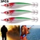 thumbnail image 5 of Señuelo Luminoso para Pesca Camarones Anzuelo Calamar Cebo Sepia Aparejos Mar Verde 3 Uds Bsvklp, 5 of 6