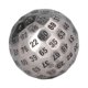 thumbnail image 1 of Dados de juego de rol de dos lados, dados de metal poliédricos, exquisitos dados de metal poliédricos, dados de metal para juego de rol, funcionamiento suave, 1 of 14