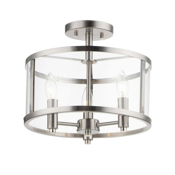Maxim Lighting - Sentinel - 3 Light Semi-Flush Mount-11.75 Inches Tall and 13.25