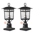 thumbnail image 1 of VEVOR 2 PCs Dusk to Dawn Outdoor Lamp Post Light Fixture 15.75in Pole Pier Mount, 1 of 9