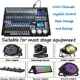 thumbnail image 5 of Black DJ Lighting Controller,Grand Console DMX and MIDI Operator 1024 Channel Lighting Controller for Live Concerts KTV DJs Clubs, 5 of 11