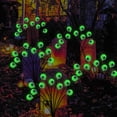 thumbnail image 4 of 2 Pack Solar Scary Eyeball Lights 16LED Halloween Garden Lights Green Spooky Lights Waterproof Halloween Stake Lights Halloween Outdoor Decorations for Pathway, 4 of 7