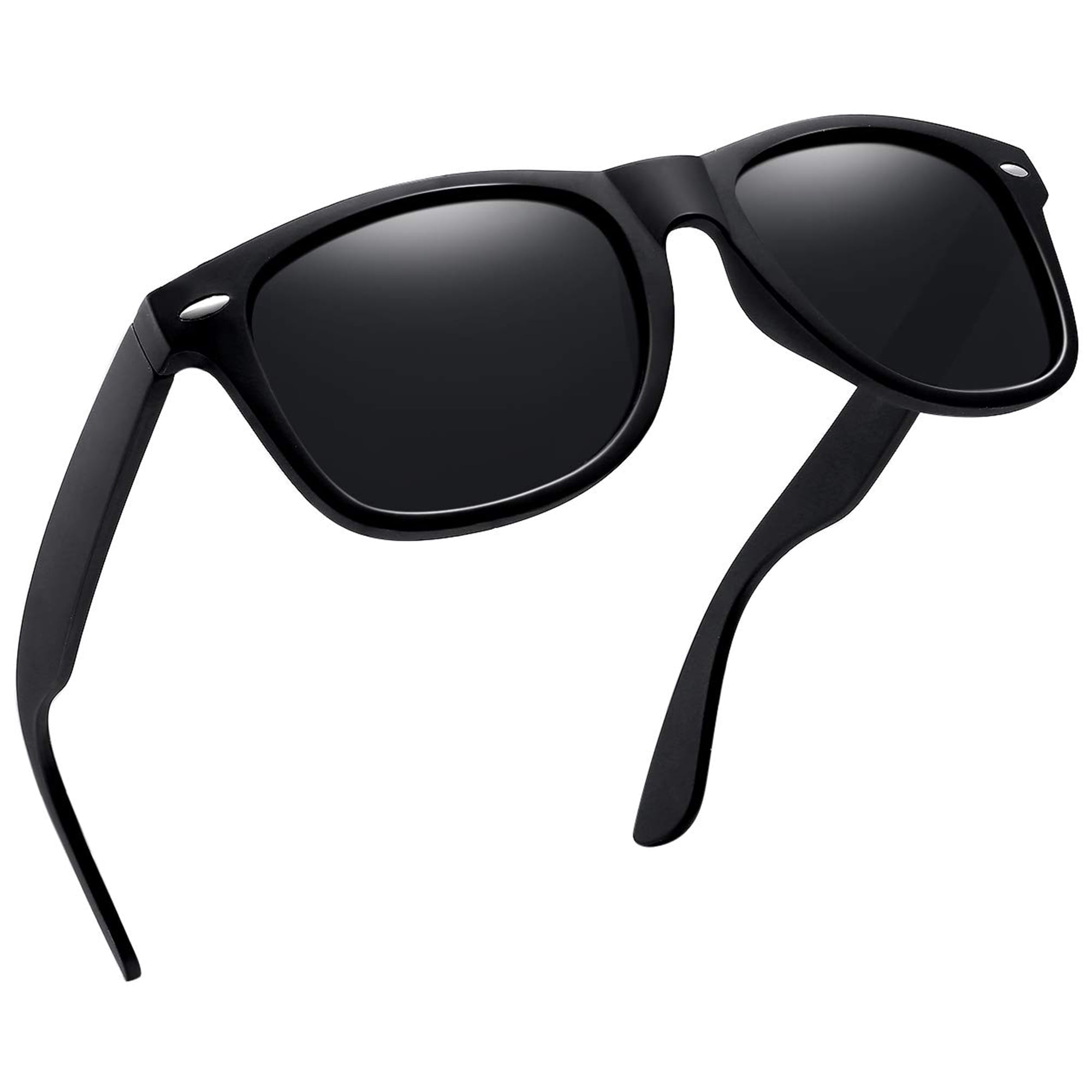 Flying Fisherman Double Header Polarized Sunglasses Black Frame With...