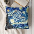 thumbnail image 3 of YINGXI  Throw Pillow Covers Van Gogh Art  Decorative Pillow Cases Square Zippered Cushion Cover Room Sofa Decor 12x12in, 3 of 5