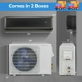 thumbnail image 2 of Demifill 12000 BTU 21 SEER2 208-230V Wifi Enabled, Self-Cleaning Mini Split Air Conditioner and Heater, 4-in-1 Comfort Split AC Unit for Indoor as Living Room, Bedroom, Gray, 2 of 3
