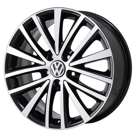 2011 - 2016 VOLKSWAGEN JETTA MACHINED BLACK Factory OEM Wheel