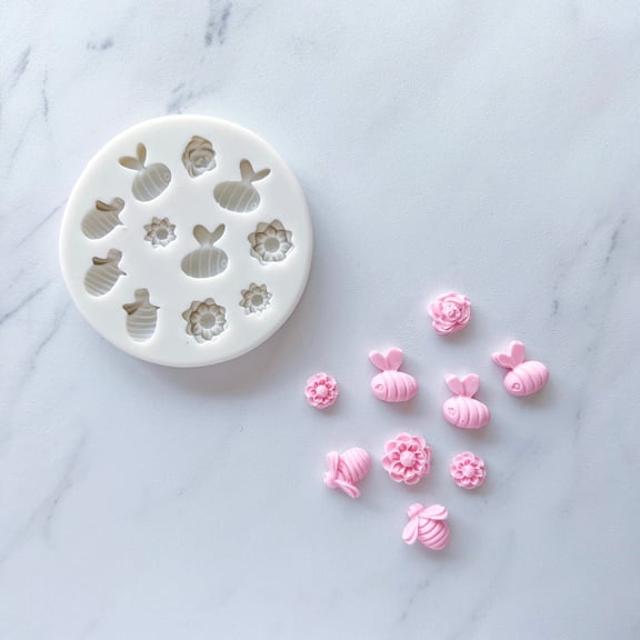 FLOWER & BEES MOLD