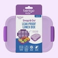 thumbnail image 4 of Bentgo Kids Snap & Go Leak-Proof Lunch Box - Purple, 4 of 10
