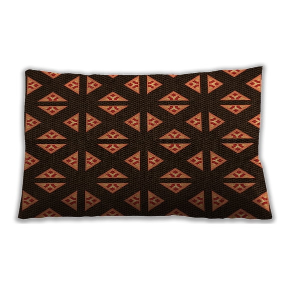 Ahgly Company Outdoor Rectangular Contemporary Lumbar Throw Pillow, 13 inch by 19 inch