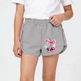thumbnail image 3 of Iyufng Summer Children Shorts Bow and Cherry Print Shorts with Elastic Waistband Summer Casual Shorts, 3 of 6
