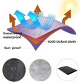 thumbnail image 4 of Turbine Roof Vent Covers 2 Pack, Adjustable Drawcord (Black 20' x 20'), 4 of 5