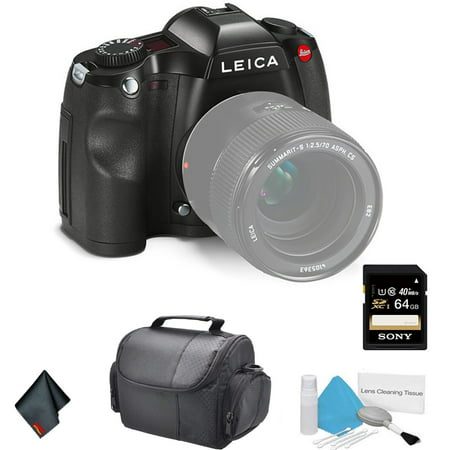 Leica S (Typ 006) Medium Format DSLR Camera (Body Only) 37.5MP - Bundle with 64GB Memory (Best Medium Format Camera)