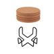 thumbnail image 3 of Coasters for Drinks, Extra Thick 4 Pcs Cork Coasters Round Edge Sturdy Lightweight Coasters with Stand for Wooden Table Housewarming Gift Home Kitchen, 3 of 5