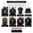 thumbnail image 3 of playera grande y alto para hombre big and tall men t shirt camisas playeras manga corta 5XL 3DTS10004, 3 of 7