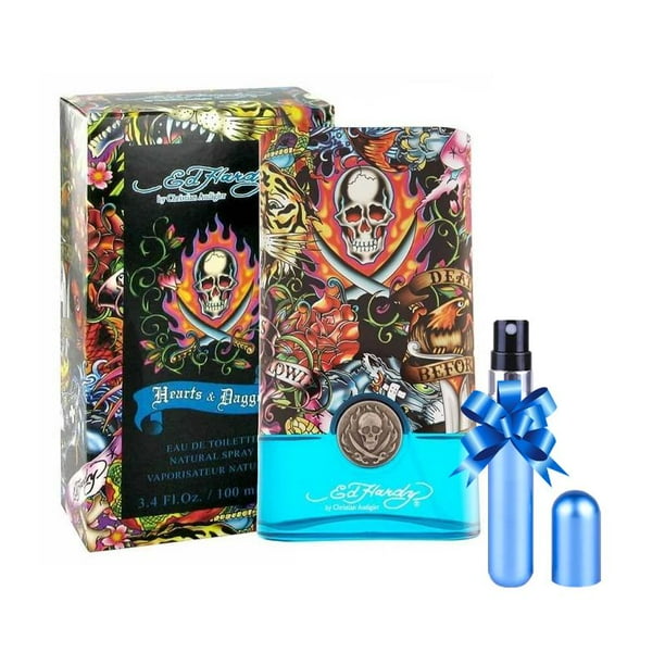Perfume Ed Hardy Hearts Daggers Para Hombre de Christian Audigier EDT 100ML Walmart en linea