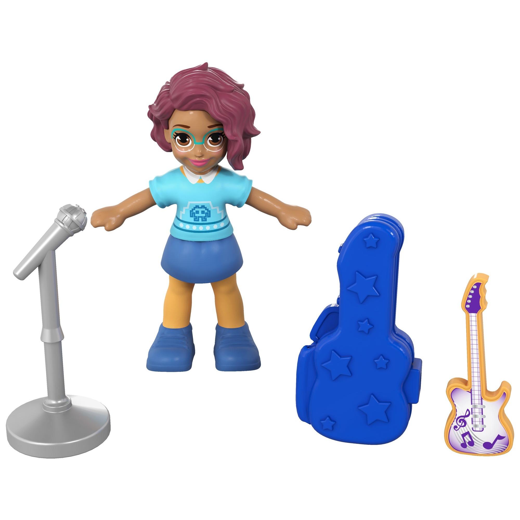 Polly Pocket Tiny Pocket Places Teeny Boppin' Concert Music Compact with Doll - image 4 of 7