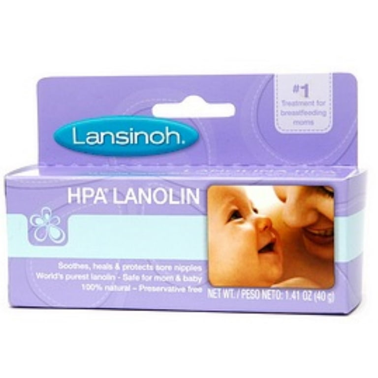  Lansinoh Hpa Lanolin for Breastfeeding Mothers, 1.41 Oz (Pack  of 3) : Baby