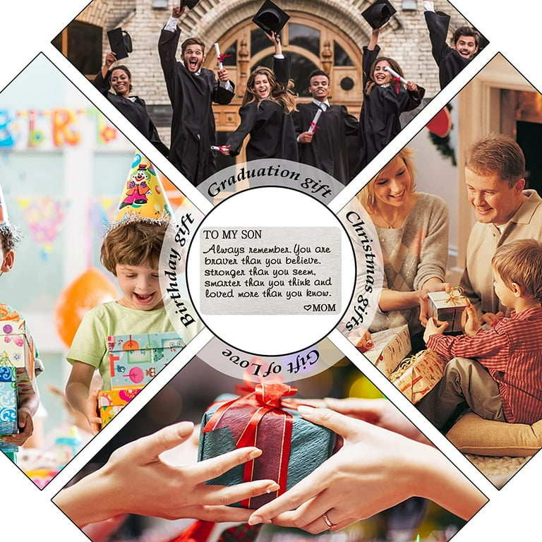 Gifts For Dad YWHL Meaningful Son Gifts From Mom Dad, Glass Clock