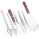 thumbnail image 5 of Juego de utensilios de emplatado, pinzas de cocina con agarre cómodo y pinzas de precisión 7 piezas, 5 of 9