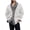 White, variant on Men’s Cardigan Sweaters Color Block Shawl Collar Cable Knit Sweater Coat