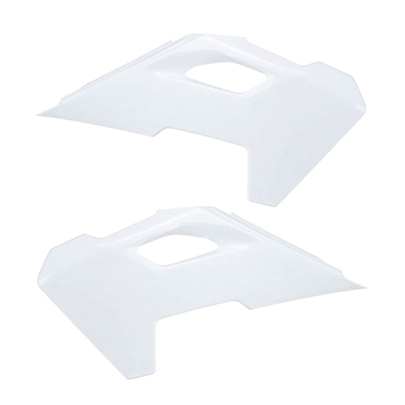 Polisport Radiator Scoops - White Panels for Husqvarna FE 450 (2024-2026) - OEM Fit, Glossy Finish, Lightweight & Impact-Resistant, Easy Installation