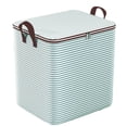 thumbnail image 7 of Hvmvliv Clothes Storage Box for Home Moving, Large Capacity Wardrobe Clothing Organizer Box, Bag Proof Storage Basket with Two Way Zipper Foldable Green, 7 of 7