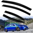 thumbnail image 6 of ALL-CARB 4-Pack Window Visor Rain Guard Vent Shade Deflectors Smoke Fashion Replacement for 2006 2007 2008 2009 2010 2011 Civic Sedan 4-Door, 6 of 6