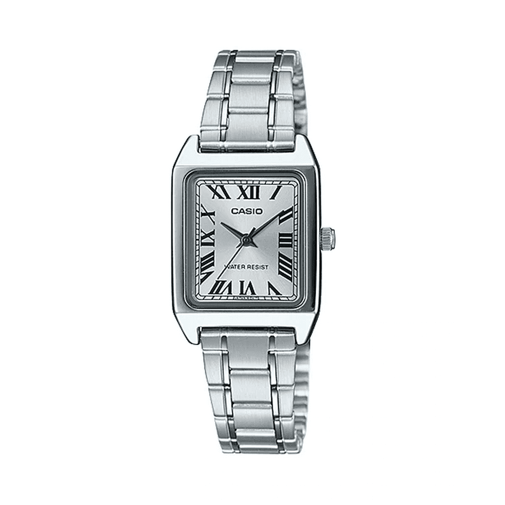 Casio Casio Women's Stainless Steel Bracelet Watch SILVER ROMAN DIAL