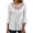White, variant on Women's Fashion Solid Color Lace Splicing Casual Hollowed Out Top, Three-Quarter Sleeve Blouse, Elegant Style for Women,White,L