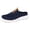deep blue, variant on Casual Mesh Half Slippers Slip on Mules Garden Clogs Closed Toe Sandals Unisex