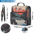 thumbnail image 2 of FORMRS Zipper Binder with Shoulder Strap 2-inch Ring 500 Sheet Capacity File Bag, Mountains at Dawn, 2 of 5