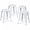 Light White + Iron + Dining Room+4, variant on FENGSHUO Set of 4 Light White Metal Barstools Backless 24 Inch Counter Height Chairs Waterproof Industrial Furniture for Kitchen Breakfast Nook Cafe Style 4