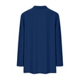 thumbnail image 5 of Womens Long Sleeve Shirts Fall Tops Tunic Tops Crewneck Oversized Casual Tunic Tops for Leggings Loose Soft Blouses with Pocket Plus Size Womens Tops, 5 of 8