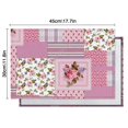 thumbnail image 5 of Pioneer Flower Floral Print Pattern Summer Placemats Table Placemats Set Of 6-Linen Kitchen Washable Placemats Table Mats 12x18 Inch Non-Slip Heat Resistant, 5 of 5