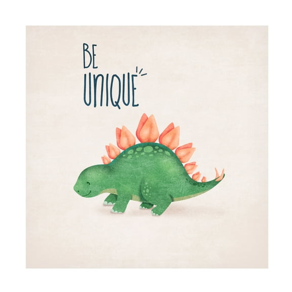 Trademark Fine Art Emel Tunaboylu  Dino Yaprak Sirtli Tatalos Canvas Wall Art