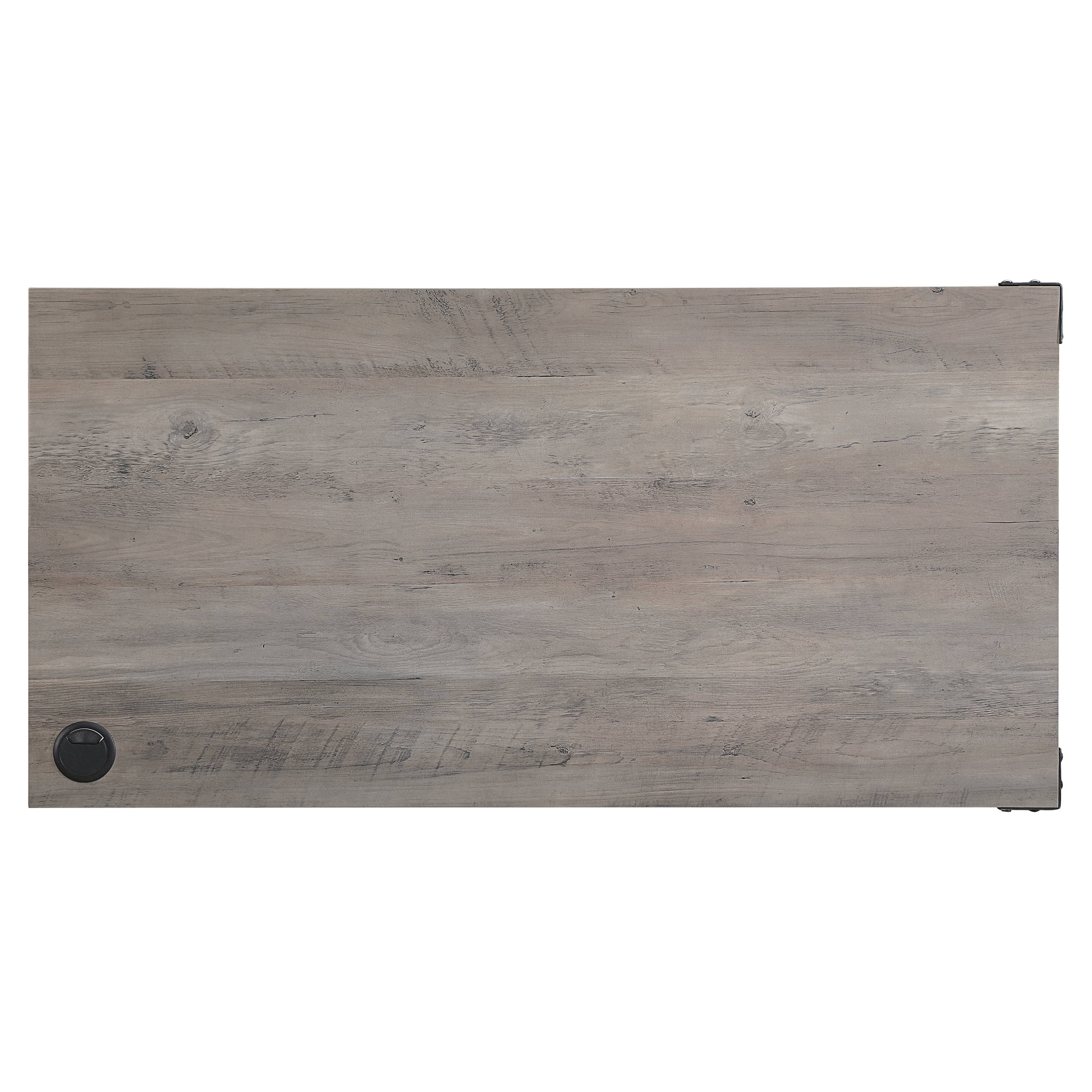 ACME Zakwani Writing Desk in Grey Oak and Black