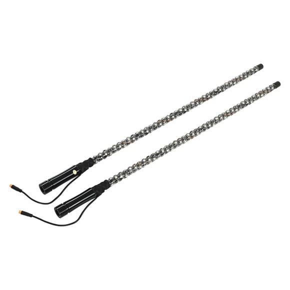 Whip Lights, RGB LED Whip Light with App and Remote Control, 300 Patterns 366 Modes 32 Brightness 10 Speed, Spiral Chasing Lighted Antenna Whip for UTV ATV Off Road Truck