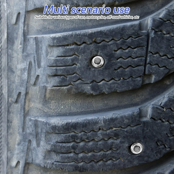 Raindrops Raindrops 100pcs Winter Tire Studs Antislip Spikes for Motorcycle Snow Tire Spikes