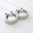 thumbnail image 5 of Stainless Steel Double Bowl Pet Food Set Cute Cartoon Design Durable Cat Dog Bowls for Home, 5 of 5