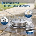 thumbnail image 6 of 14" Pressure Washer Surface Cleaner with 4 Wheels, Stainless Steel Surface Cleaner for Pressure Washer Attachment for Patio, Sidewalk, Deck and Driveways, 6 of 7