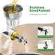thumbnail image 5 of Botella Dispensadora de de 10 Oz/300 Ml, Paquete de 2, Dispensadores de Aceite y Vinagre de Vidrio con Bandeja, para Cocinar en la Cocina., 5 of 5